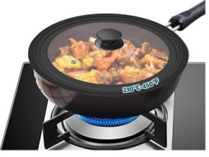 BIDOTAMU Space Saving Pot Lid For High Temperature Cooking