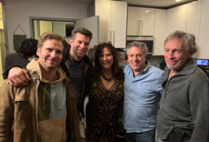 Stein with Cast Members of The Final Fight, Ryan Spahn, Josh Davis, Margaret Reed and Tom Hair