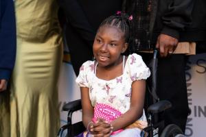 LuskinOIC Patient Ambassador, Andrea Pendarvis at LuskinOIC's Innovation + Access Gala