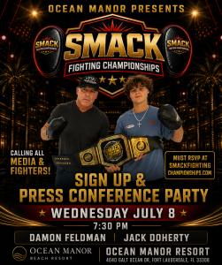 The newest name in combat sports entertainment is making a bold entrance into South Florida Jack Doherty & Damon Feldman