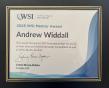 Andrew Widdall Receives 2026 WSI Mentor Award at Global Convention