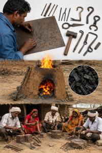 Agaria community’s traditional iron-smelting practice - MP