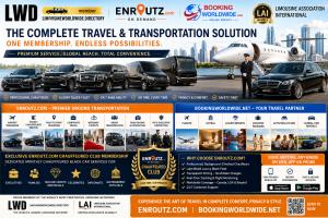 Luxury Black Car Chauffeured Club Membership by Enroutz.com featuring professional chauffeurs, executive sedans and luxury SUVs for corporate executives, HNWIs, celebrities and VIP travelers across Canada and the United States.