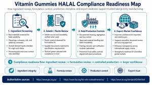 Figure. Vitamin Gummies HALAL Compliance Readiness Map.
