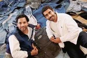 Fleek founders Sanket Agarwal (left) and Abhi Arora