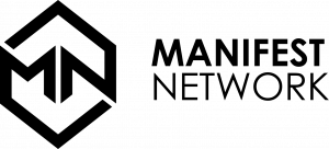 Manifest Network Logo Horizontal Black