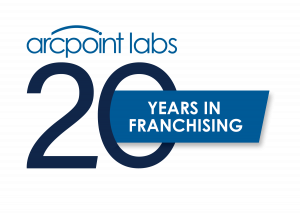 ARCpoint Labs, a leader in employer solutions services, is celebrating 20 years of franchise success ARCpoint Labs 20th Anniversary logo