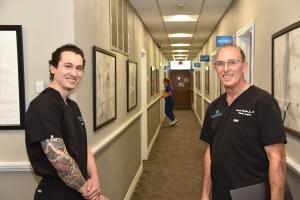Dr. Nathaniel Roberson & Dr. Samuel Shatkin Jr. at the Aesthetic Associates Centre