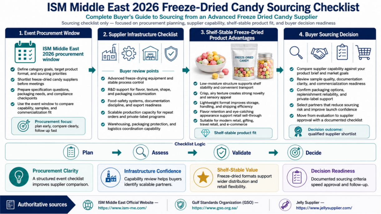 Complete Buyer’s Guide to Sourcing from an Advanced Freeze-Dried Candy Supplier – LITAFOOD for ISM Middle East 2026