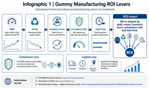 Maximizing ROI with an Advanced Gummy Manufacturing Service