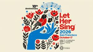 Let Her Sing 2026 on Saturday, October 17 poster