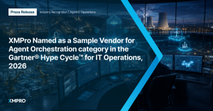 XMPro, the agentic operations platform for asset-intensive and mission-critical industries, today announced it has been named as a Sample Vendor for Agent Orchestration in the Gartner Hype Cycle for IT Operations, 2026, published 24 June 2026 XMPro Named as a Sample Vendor for Agent Orchestration category in the Gartner® Hype Cycle™ for IT Operations, 2026