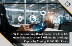 BPX Process Mining Benchmark US Manufacturer Recovers Millions in Working Capital Across 90,000 O2C Cases