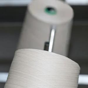 Cones of ultra-fine natural Ryoma ramie yarn ready for weaving
