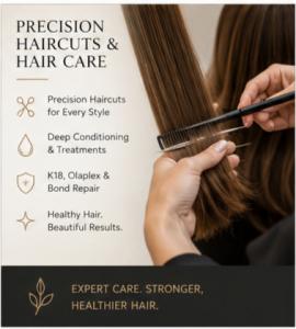 Precision Haircuts and Hair Care