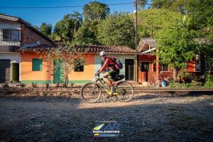 Mountain biking at PC12 in Colombia