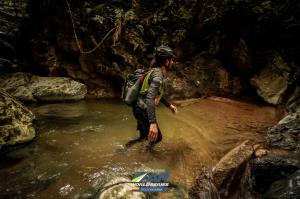River trekking at PC12 Adventure Race