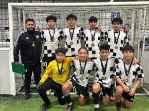 Team participating in the Soccer4Smiles tournament