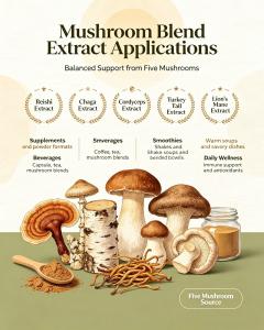 Demeterherb Mushroom Extract Application Formats