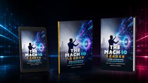 The MACH-10 Leader shown in Kindle, paperback, and hardcover formats.