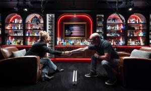Erin Brockovich and Shawn Ryan During Podcast