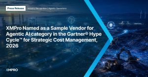 XMPro Named as a Sample Vendor for Agentic AI category in the Gartner® Hype Cycle™ for Strategic Cost Management, 2026