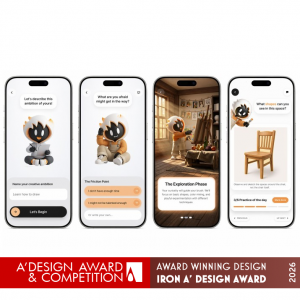 The A' Design Award has announced Sparkhood, a generative companion user interface created by Jizheng Guan, as a recipient of the Iron A' Design Award in the Digital Product Design category Sparkhood by Jizheng Guan