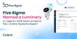 Five Sigma Named a Luminary in Celent's 2026 North America P&C Claims Systems Report