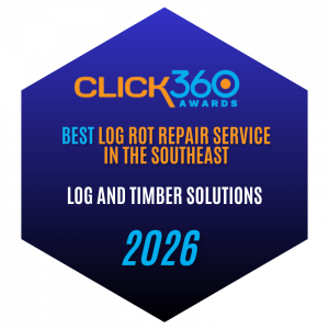 Log and Timber Solutions Named Best Log Rot Repair Service in the Southeast by Click360 Awards