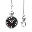 Time Beyond the Wrist: MONDAINE Introduces Its New Black Pocket Watch