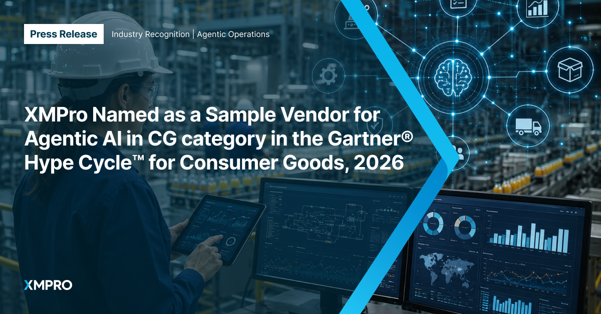 XMPro Named as a Sample Vendor for Agentic AI in CG category in the Gartner® Hype Cycle™ for Consumer Goods, 2026