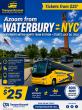 New Bus Service From Waterbury CT to NYC and Boston