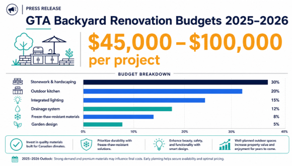 RockLeaf Landscaping Releases Project Data Showing Growth in Multi-Element Backyard Renovations