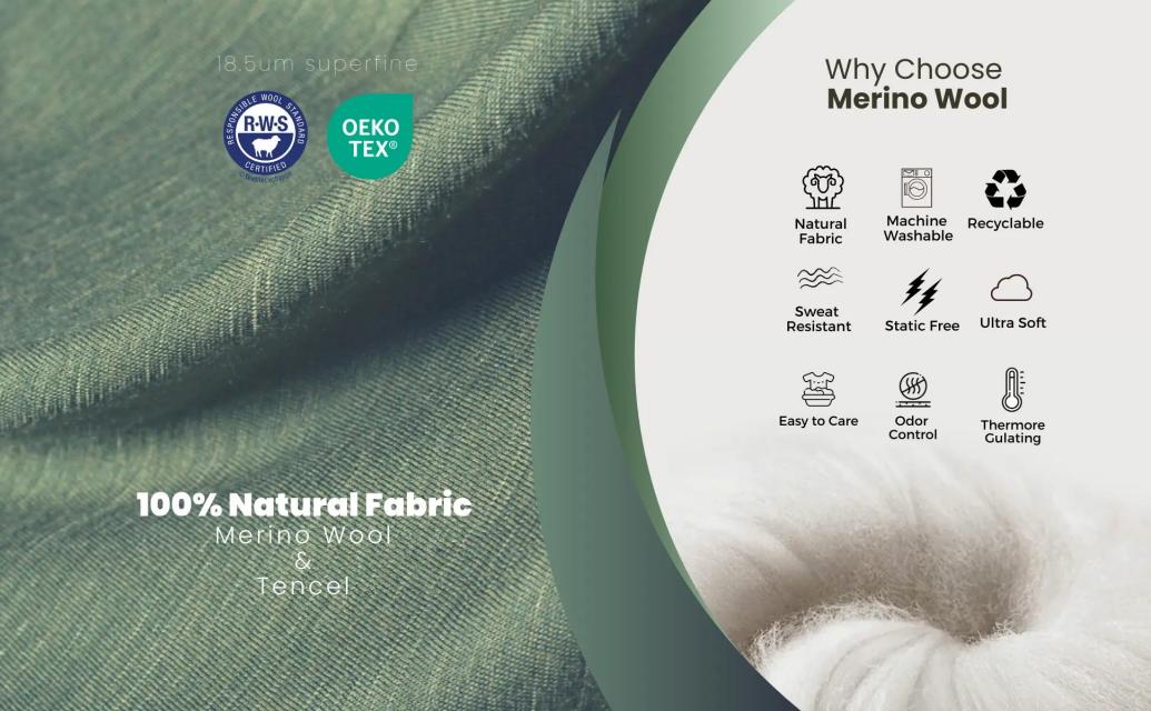 Skin-Friendly Merino Wool Base Layer for All-Day Wear: WOOLCANO’s Innovation in Micron Fiber Technology