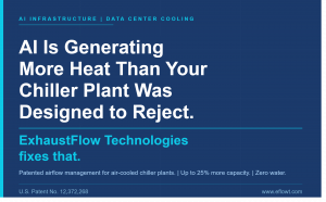 data center cooling air recirculation ExhaustFlow Technologies patented system