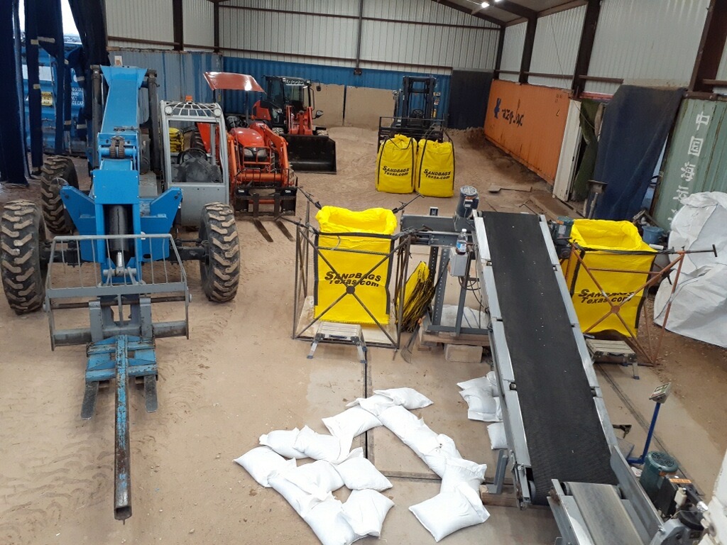 BJ’s Sand Bagger Supplies Filled and Unfilled Sandbags Across West Texas