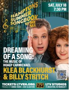 Klea Blackhurst and Billy Stritch Flyer (Photo Credit: Hamptons Summer Songbook by the Sea)