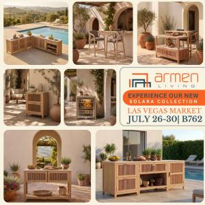 Each piece in Armen Living's Solara Modular Kitchen Collection creates limitless possibilities for customizing the ultimate outdoor kitchen.
