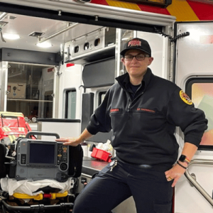 Ashley Neubauer, firefighter/paramedic at Paoli Fire Company