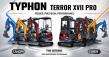 TYPHON Machinery Launches the New TYPHON TERROR XVII PRO Mini Excavator with Premium Cabin and Canopy Options