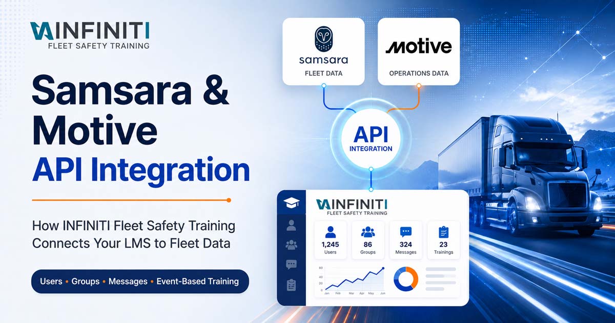 INFINITI Announces Samsara Integration to Turn High-Volume Safety Data Into Structured Training Automation