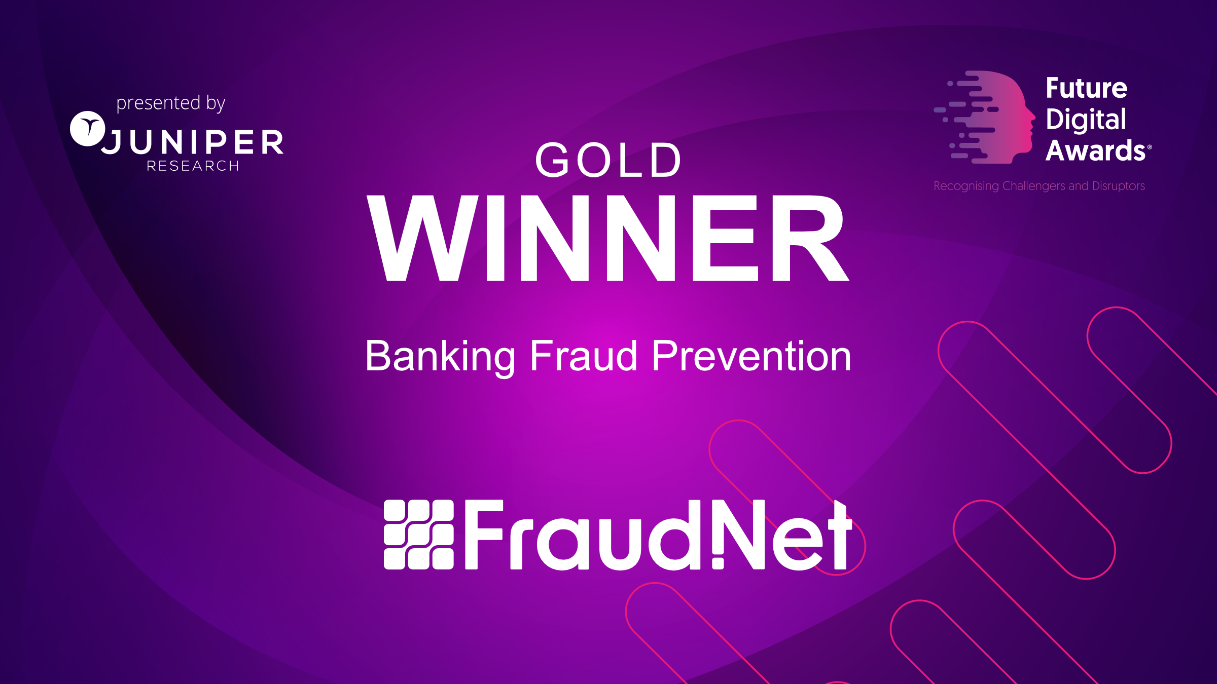 FraudNet Wins Gold Award for Banking Fraud Prevention