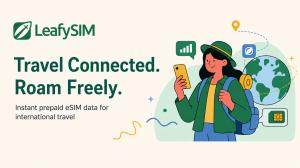 LeafySIM, a prepaid eSIM travel data provider, has made destination-specific mobile data plans available to international travelers seeking an alternative to traditional carrier roaming Leafysim - Smart Travel Connect