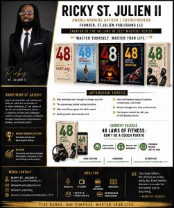 Award-Winning Author and Certified Personal Trainer, Ricky St