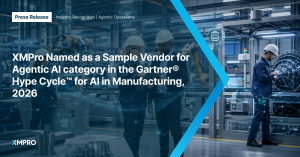 XMPro Named as a Sample Vendor for Agentic AI category in the Gartner® Hype Cycle™ for AI in Manufacturing, 2026