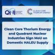 Clean Core Thorium Energy and Quadrant Nuclear Industries Sign MoU on Domestic HALEU Supply