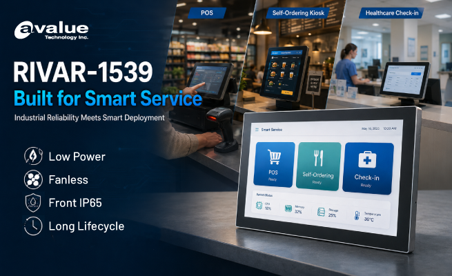 Avalue Launches RIVAR-1539 Industrial Panel PC Platform
