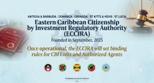 Five Caribbean nations with CBI programs (Antigua & Barbuda, Dominica, Grenada, St Kitts and Nevis, and St Lucia) founded ECCIRA in Septemeber, 2025