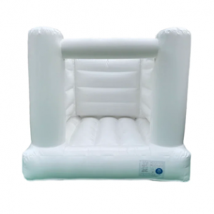 kids safe white bouncy castle for sale