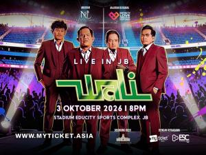 WALI BAND 25TH ANNIVERSARY CONCERT “WALI LIVE IN JB” – TICKETS SELLING FAST WITH 60% SOLD IN FIRST 2 HOURS! Wali Band Live in Malaysia